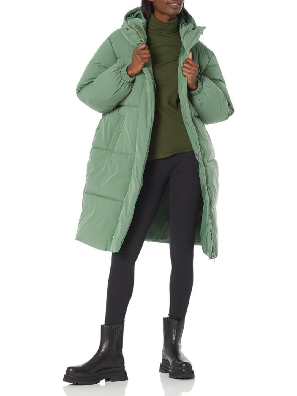 Cozy Oversized Long Hooded Insulated Puffer Jacket - Plus Size Available!